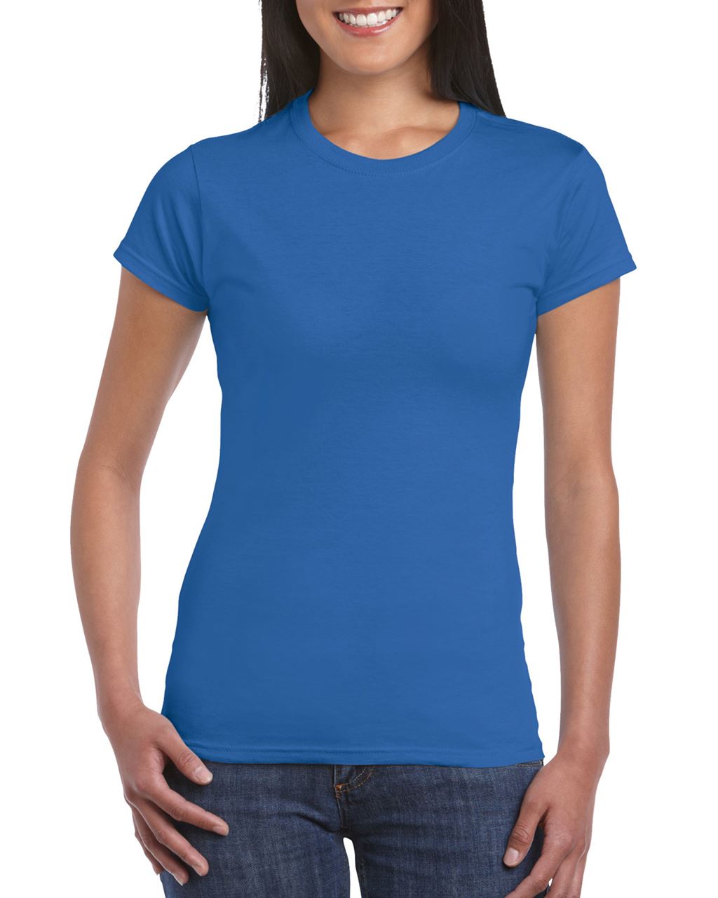 Gildan Softstyle® Ladies' T-shirt - modrá