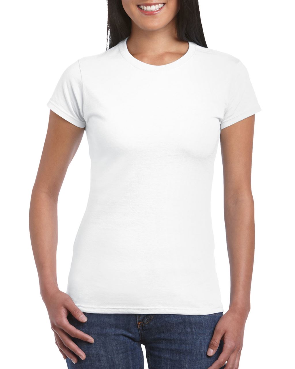 Gildan Softstyle® Ladies' T-shirt - bílá