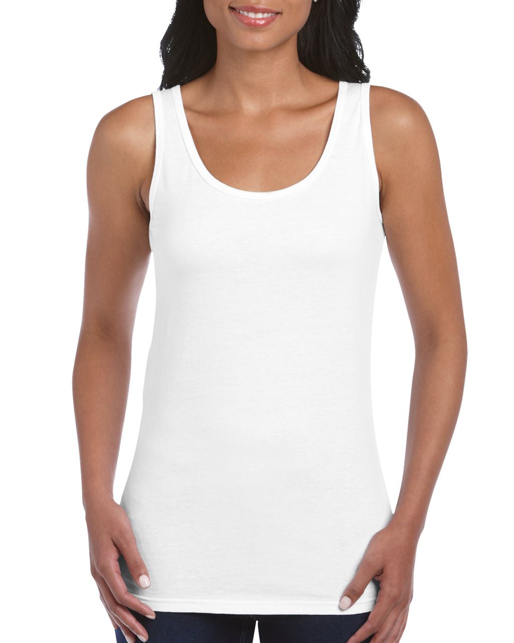 Gildan Softstyle® Ladies' Tank Top - white