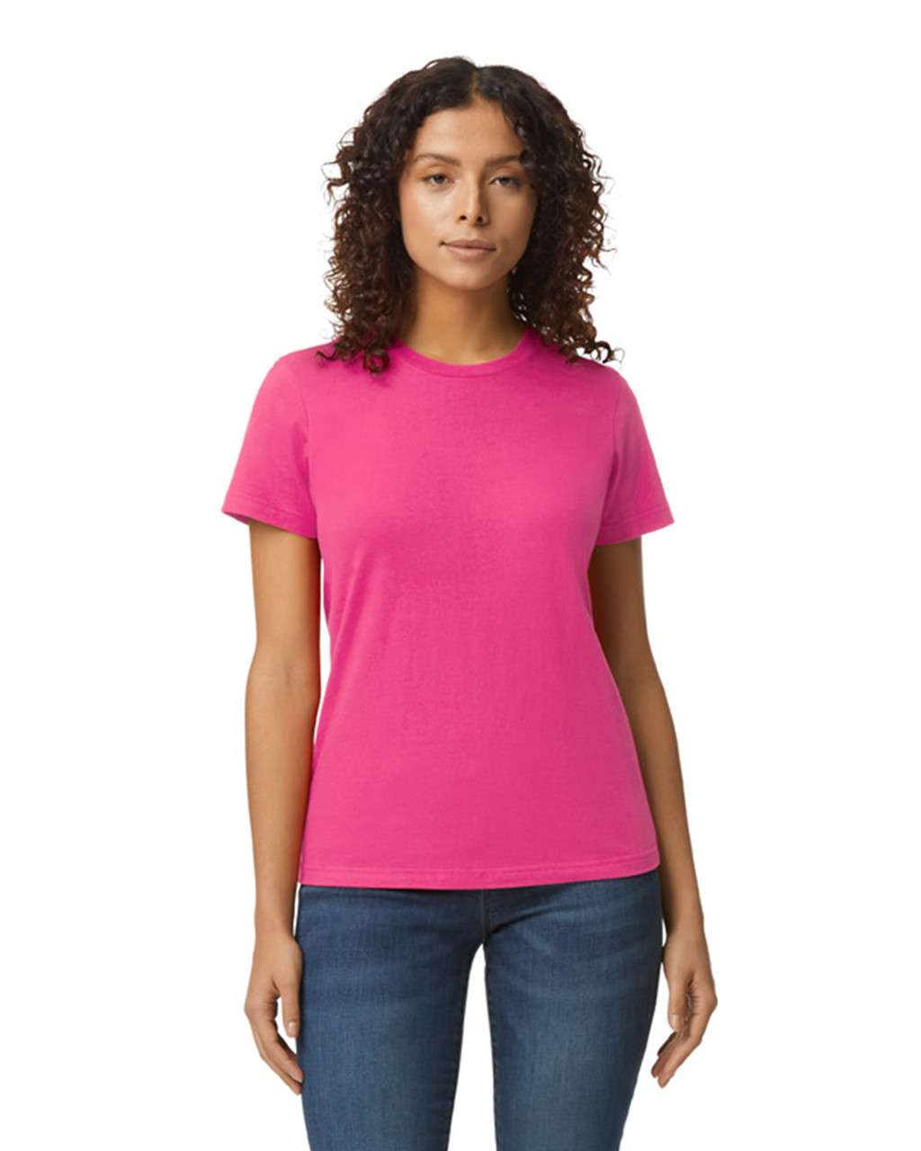 Gildan Softstyle® Midweight Women's T-shirt - růžová