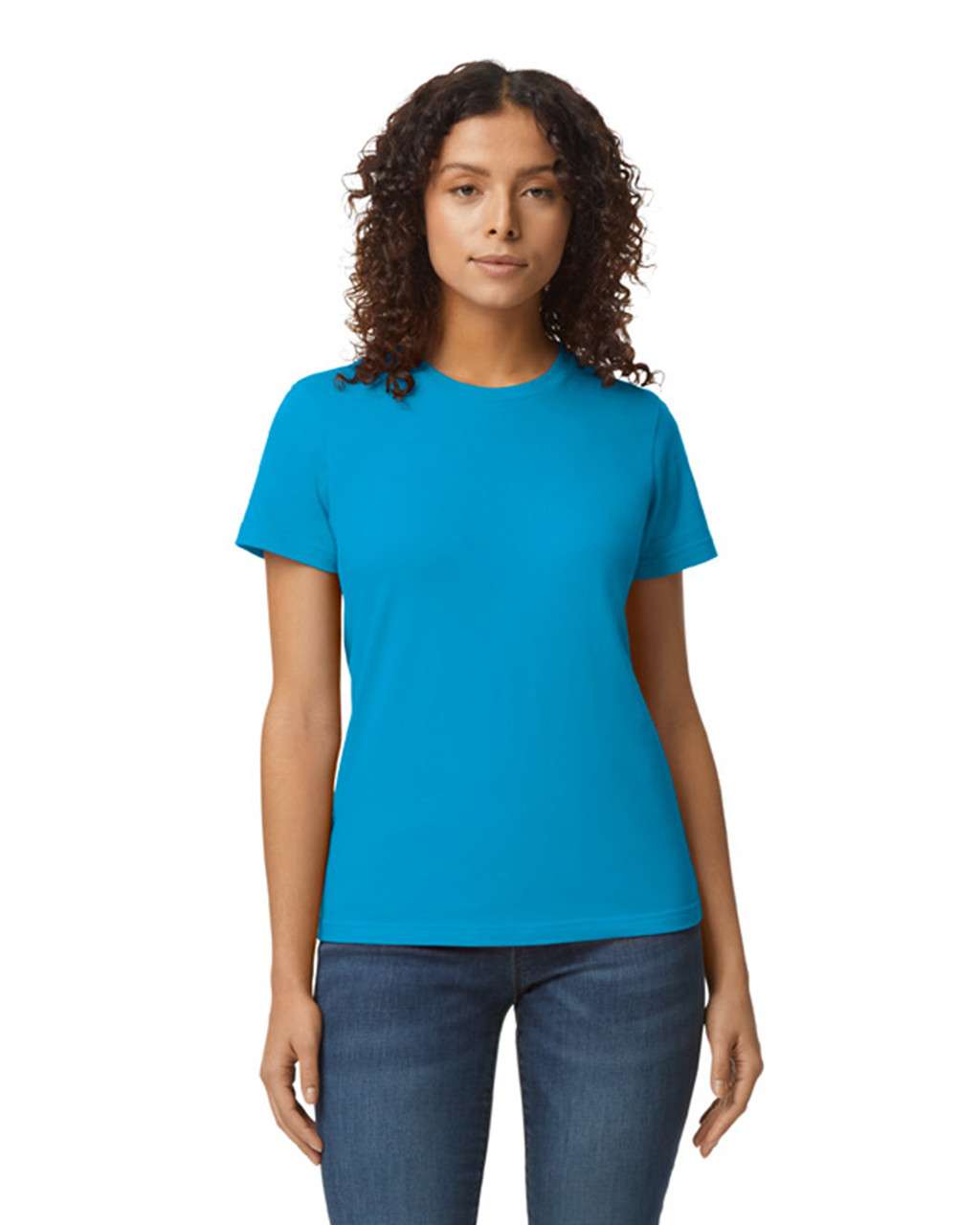 Gildan Softstyle® Midweight Women's T-shirt - modrá