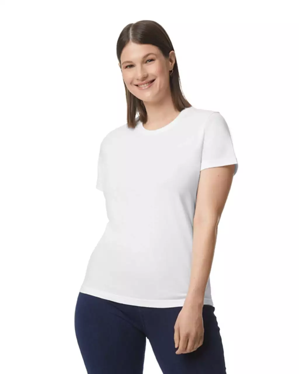Gildan Softstyle® Midweight Women's T-shirt - bílá