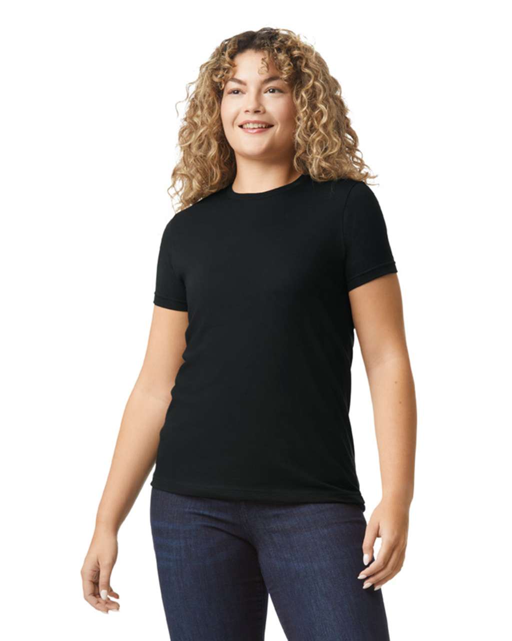 Gildan Softstyle® Cvc Women's T-shirt - černá