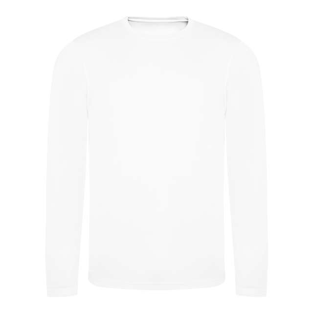 Just Cool Long Sleeve Cool T - white