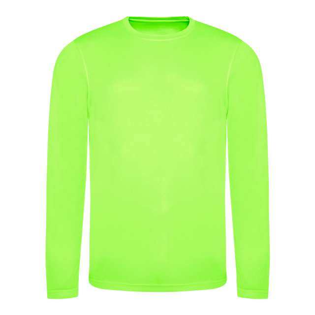 Just Cool Long Sleeve Cool T - Just Cool Long Sleeve Cool T - Electric Green