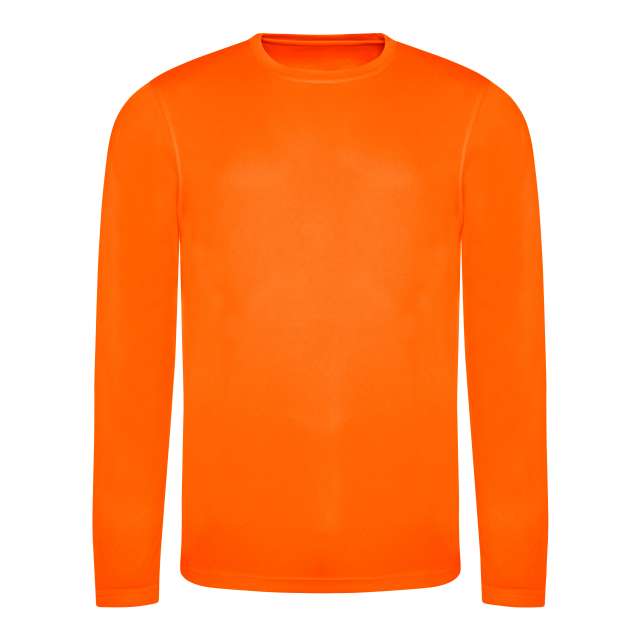 Just Cool Long Sleeve Cool T - Orange