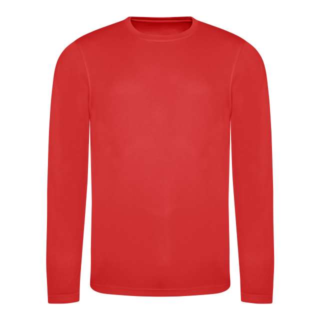 Just Cool Long Sleeve Cool T - red
