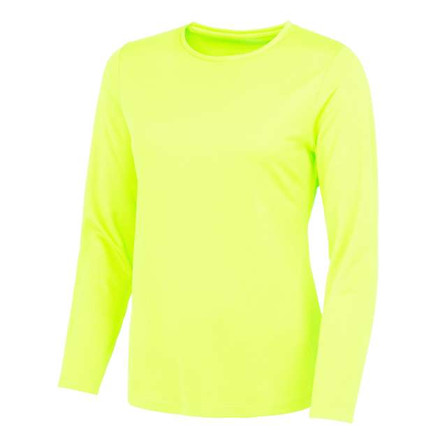 Just Cool Women's Long Sleeve Cool T - yellow