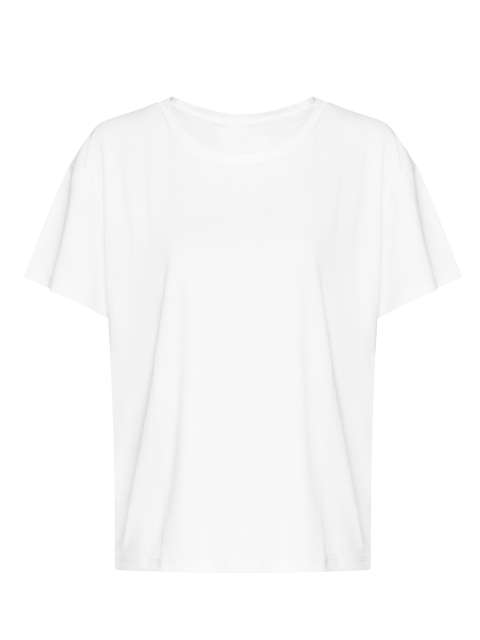 Just Cool Women's Open Back T - white