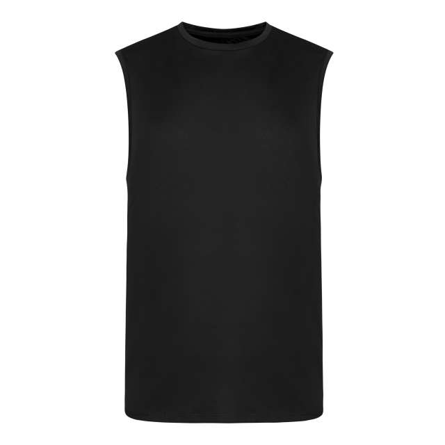 Just Cool Mens Cool Smooth Sports Vest - schwarz