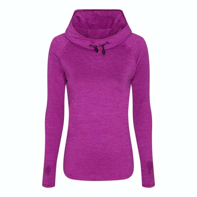 Just Cool Women's Cool Cowl Neck Top - Violett