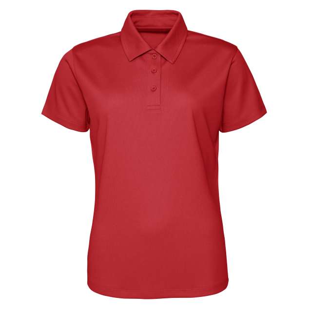 Just Cool Women's Cool Polo - red