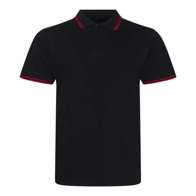 Just Polos Stretch Tipped Polo - Just Polos Stretch Tipped Polo - Black