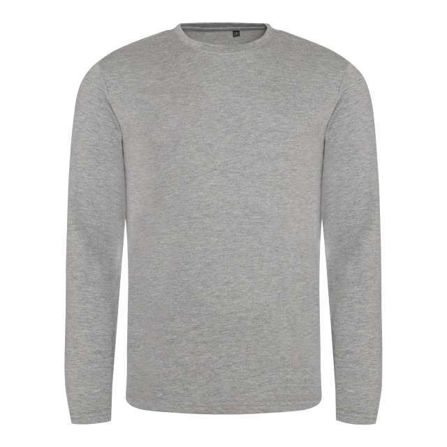 Just Ts Long Sleeve Tri-blend T - grey