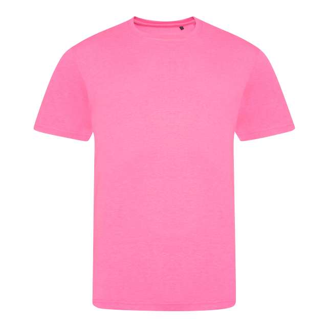 Just Ts Electric Tri-blend T - Just Ts Electric Tri-blend T - Safety Pink