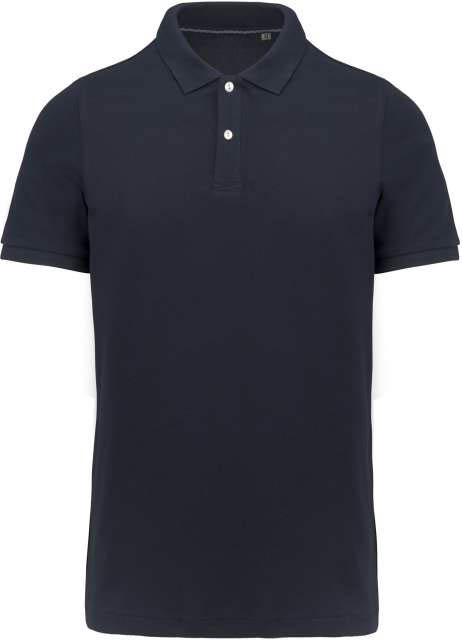 Kariban Men's Supima® Short Sleeve Polo Shirt - modrá