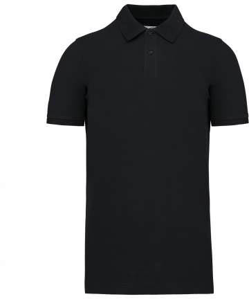 Kariban Men's Organic 180 PiquÉ Polo Shirt - Kariban Men's Organic 180 PiquÉ Polo Shirt - Black