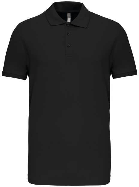 Kariban Mike - Men's Short-sleeved Polo Shirt - čierna