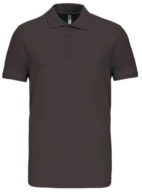 Kariban Mike - Men's Short-sleeved Polo Shirt - šedá
