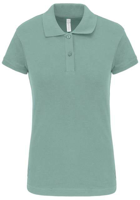Kariban Brooke - Ladies' Short-sleeved Polo Shirt - Kariban Brooke - Ladies' Short-sleeved Polo Shirt - Tropical Blue