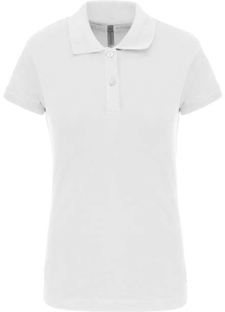 Kariban Brooke - Ladies' Short-sleeved Polo Shirt - biela