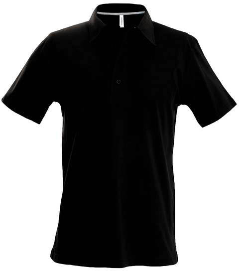 Kariban Men's Short-sleeved Polo Shirt - čierna