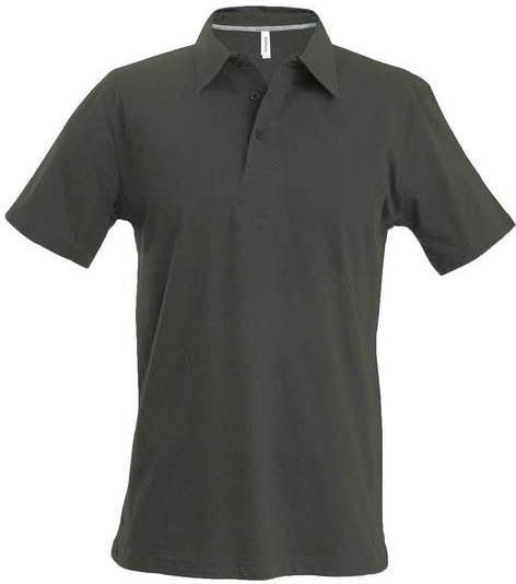 Kariban Men's Short-sleeved Polo Shirt - zelená