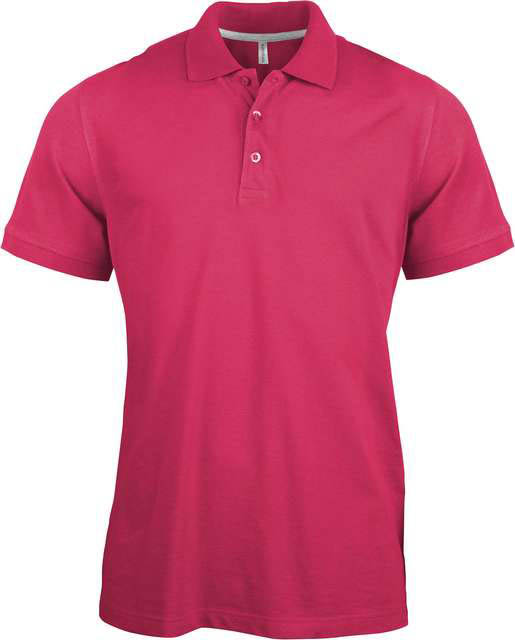 Kariban Men's Short-sleeved Polo Shirt - ružová