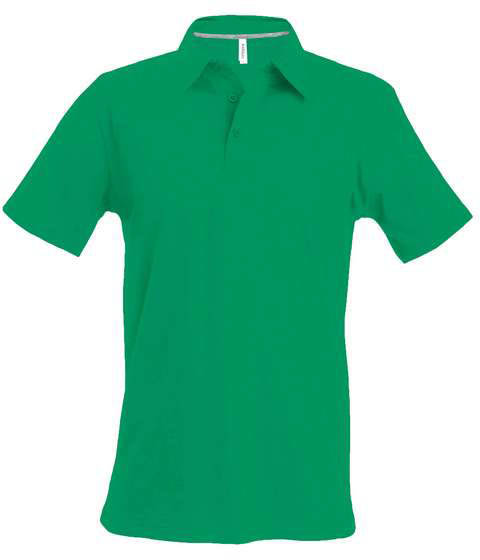 Kariban Men's Short-sleeved Polo Shirt - Kariban Men's Short-sleeved Polo Shirt - Kelly Green