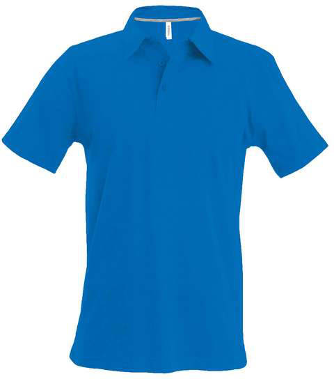 Kariban Men's Short-sleeved Polo Shirt - blau