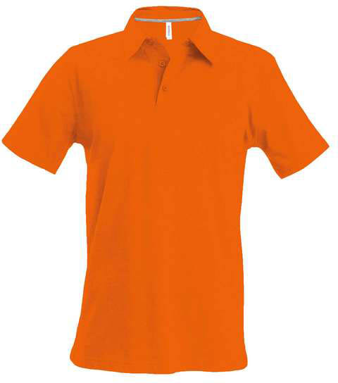 Kariban Men's Short-sleeved Polo Shirt - oranžová