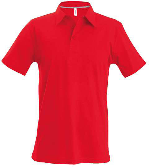 Kariban Men's Short-sleeved Polo Shirt - red