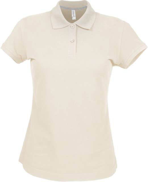 Kariban Ladies' Short-sleeved Polo Shirt - Kariban Ladies' Short-sleeved Polo Shirt - Natural