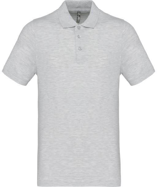 Kariban Men's Short-sleeved PiquÉ Polo Shirt - šedá