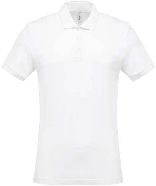 Kariban Men's Short-sleeved PiquÉ Polo Shirt - bílá