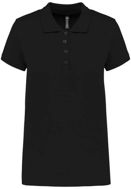 Kariban Ladies’ Short-sleeved PiquÉ Polo Shirt - čierna