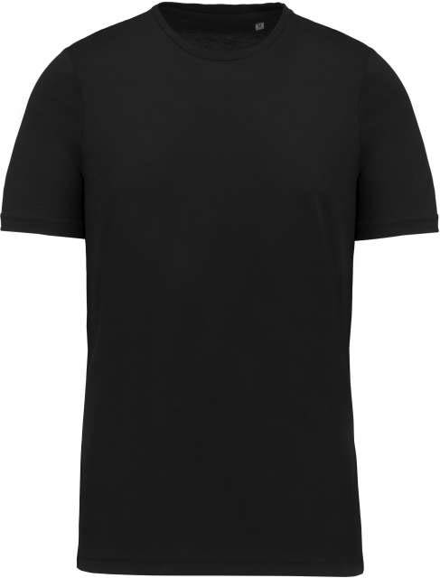 Kariban Men’s Supima® Crew Neck Short-sleeved T-shirt - čierna