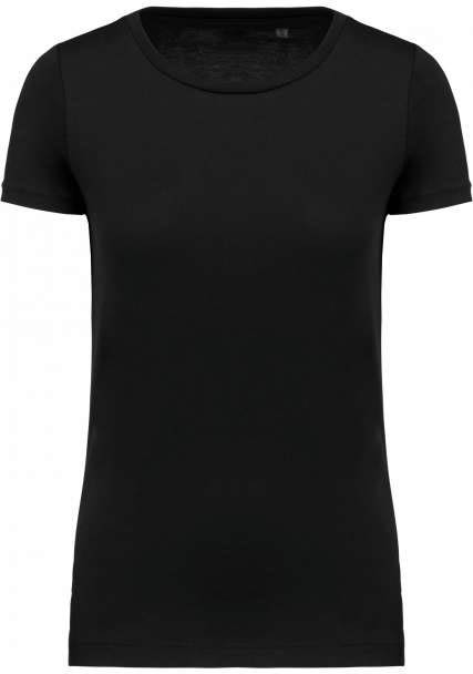 Kariban Ladies' Supima® Crew Neck Short Sleeve T-shirt - black