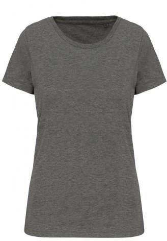 Kariban Ladies' Supima® Crew Neck Short Sleeve T-shirt - grey