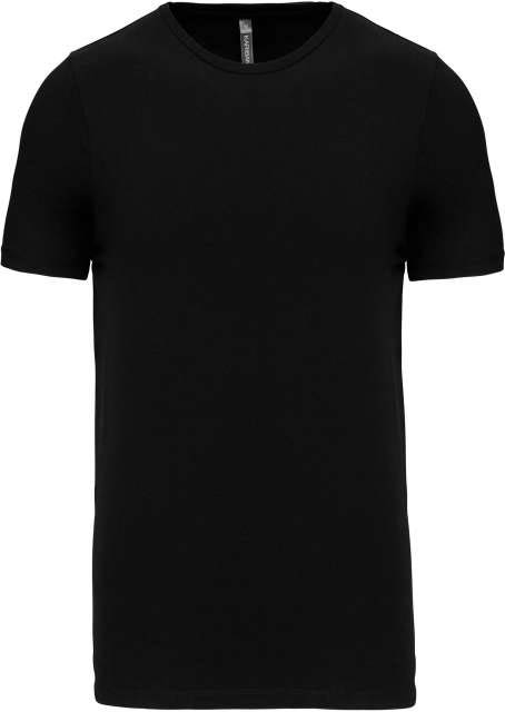 Kariban Men's Short-sleeved Crew Neck T-shirt - čierna