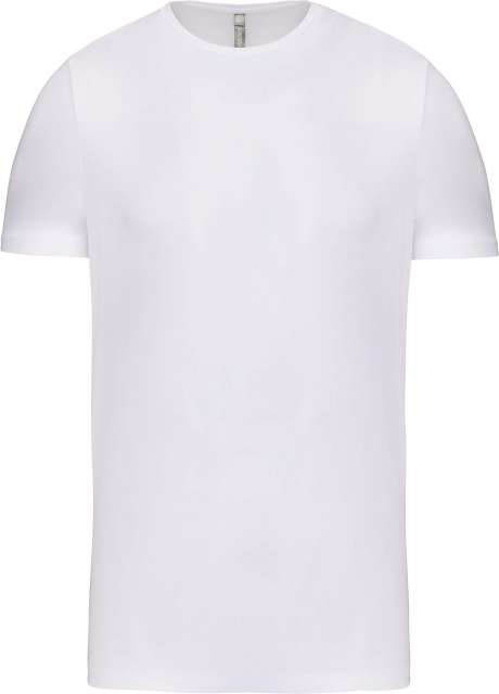 Kariban Men's Short-sleeved Crew Neck T-shirt - biela