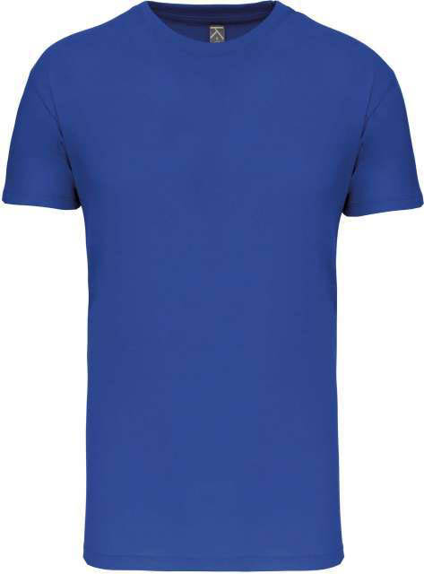 Kariban Bio150ic Men's Round Neck T-shirt - modrá