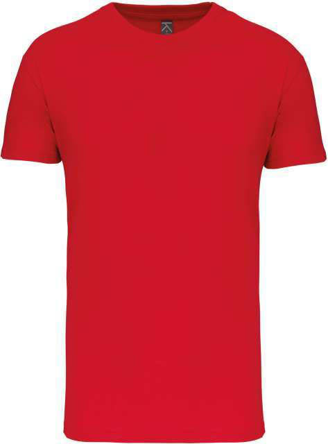 Kariban Bio150ic Men's Round Neck T-shirt - červená
