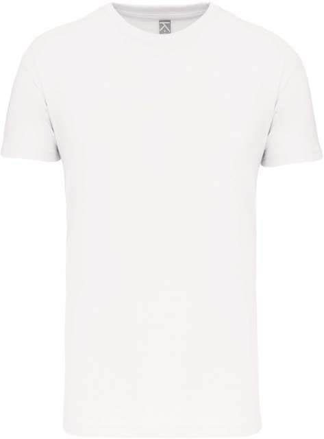 Kariban Bio150ic Men's Round Neck T-shirt - bílá