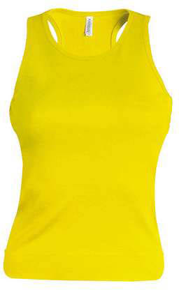 Kariban Angelina - Ladies' Vest - žlutá