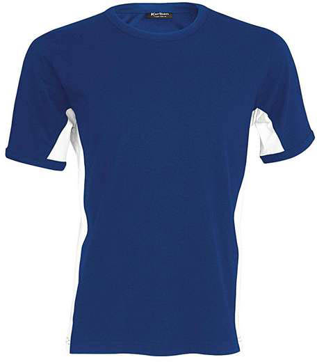 Kariban Tiger - Short-sleeved Two-tone T-shirt - blau