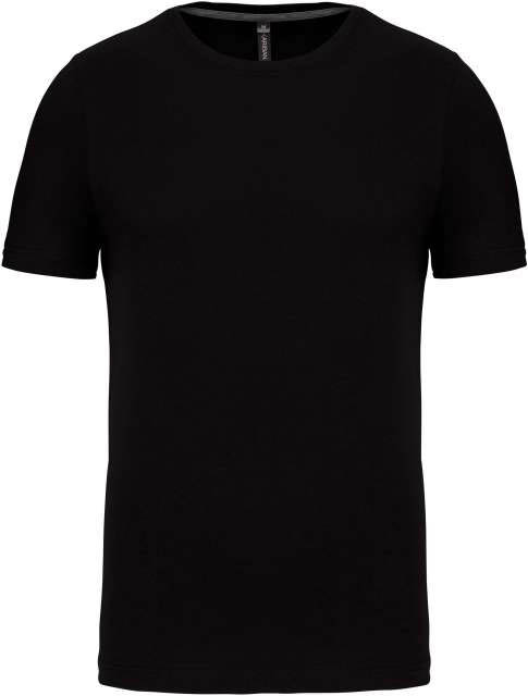 Kariban Short-sleeved Crew Neck T-shirt - černá
