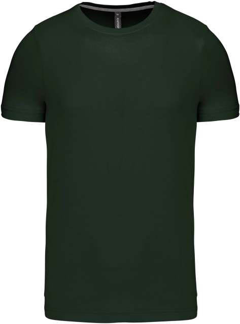 Kariban Short-sleeved Crew Neck T-shirt - Kariban Short-sleeved Crew Neck T-shirt - Forest Green