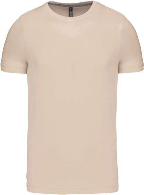 Kariban Short-sleeved Crew Neck T-shirt - hnedá
