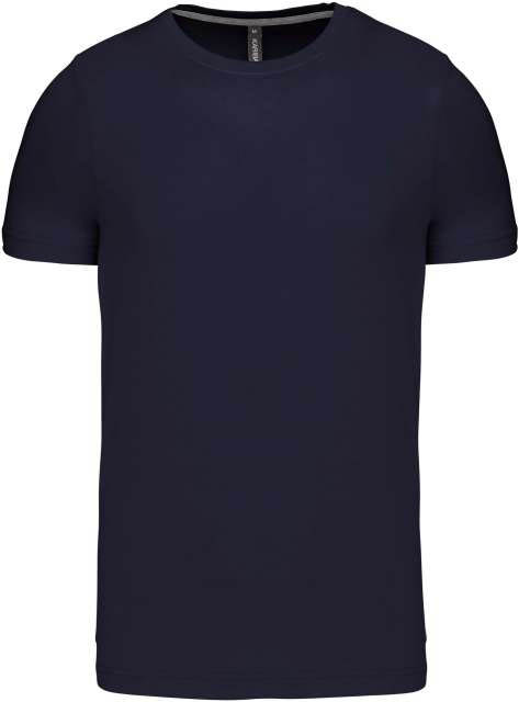 Kariban Short-sleeved Crew Neck T-shirt - blau